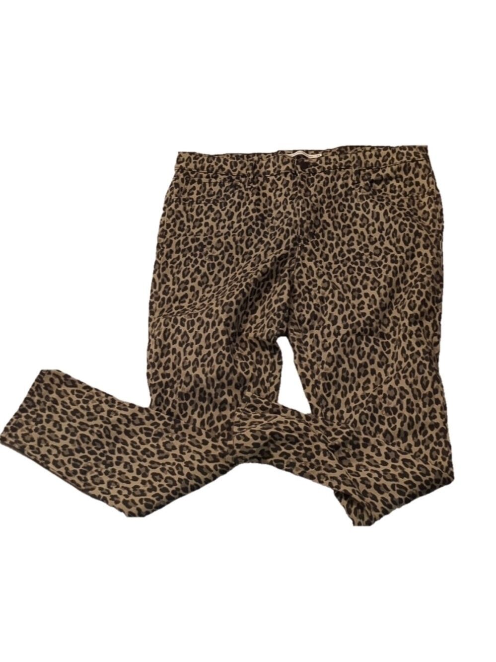 Levi's cheetah higher rise super skinny jeans size 34